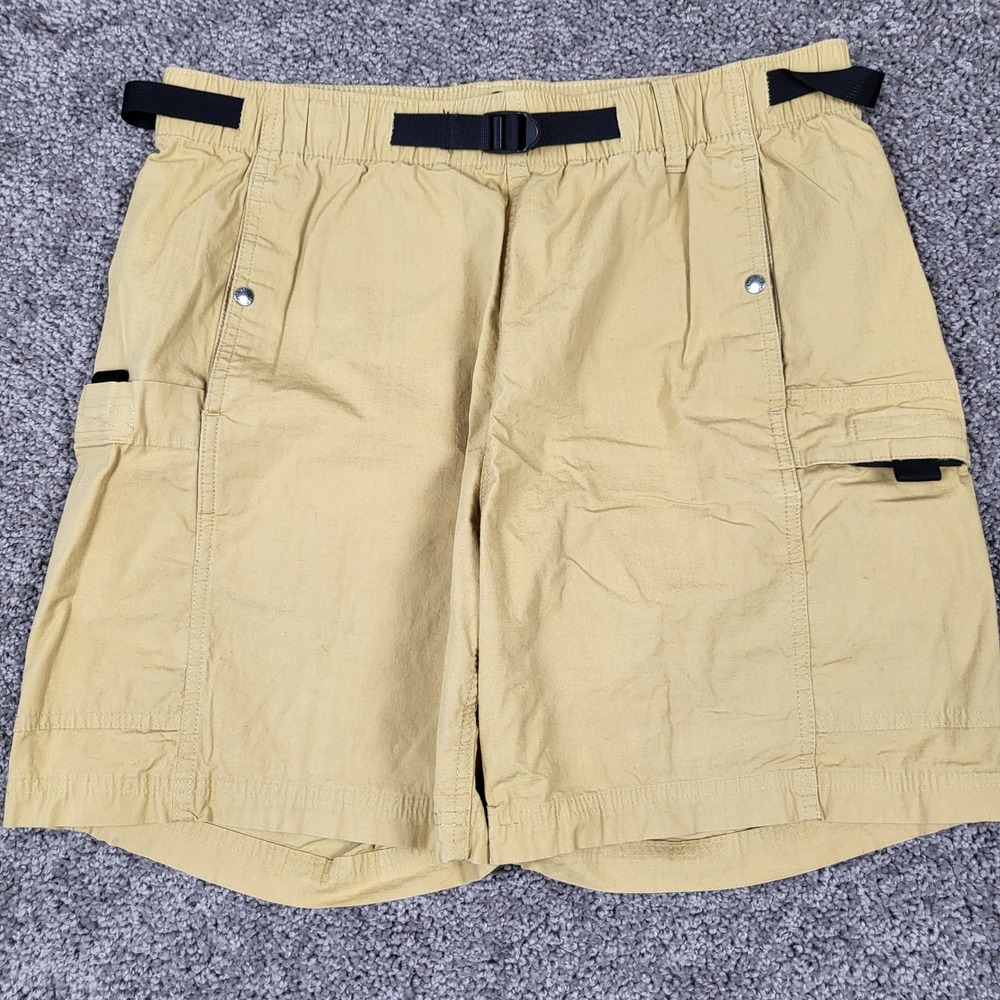 The North Face Cargo Shorts Mens Medium Tan Excellent Belted Ripstop NF0A7Q9SZSF